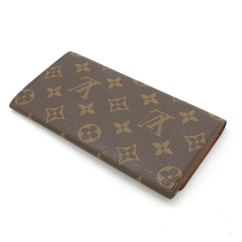 Louis Vuitton Wallet Porte Long fold Monogram Bi Brown